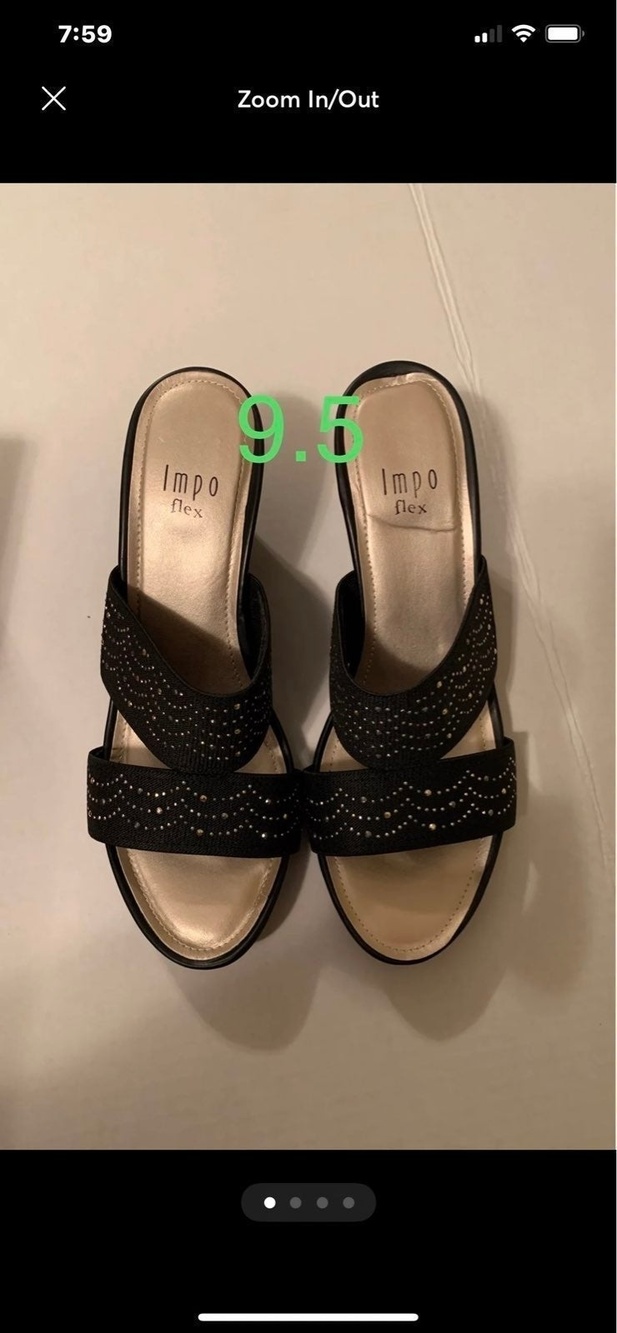 Impo Flex Vita Wedge Sandals New Size 9.5